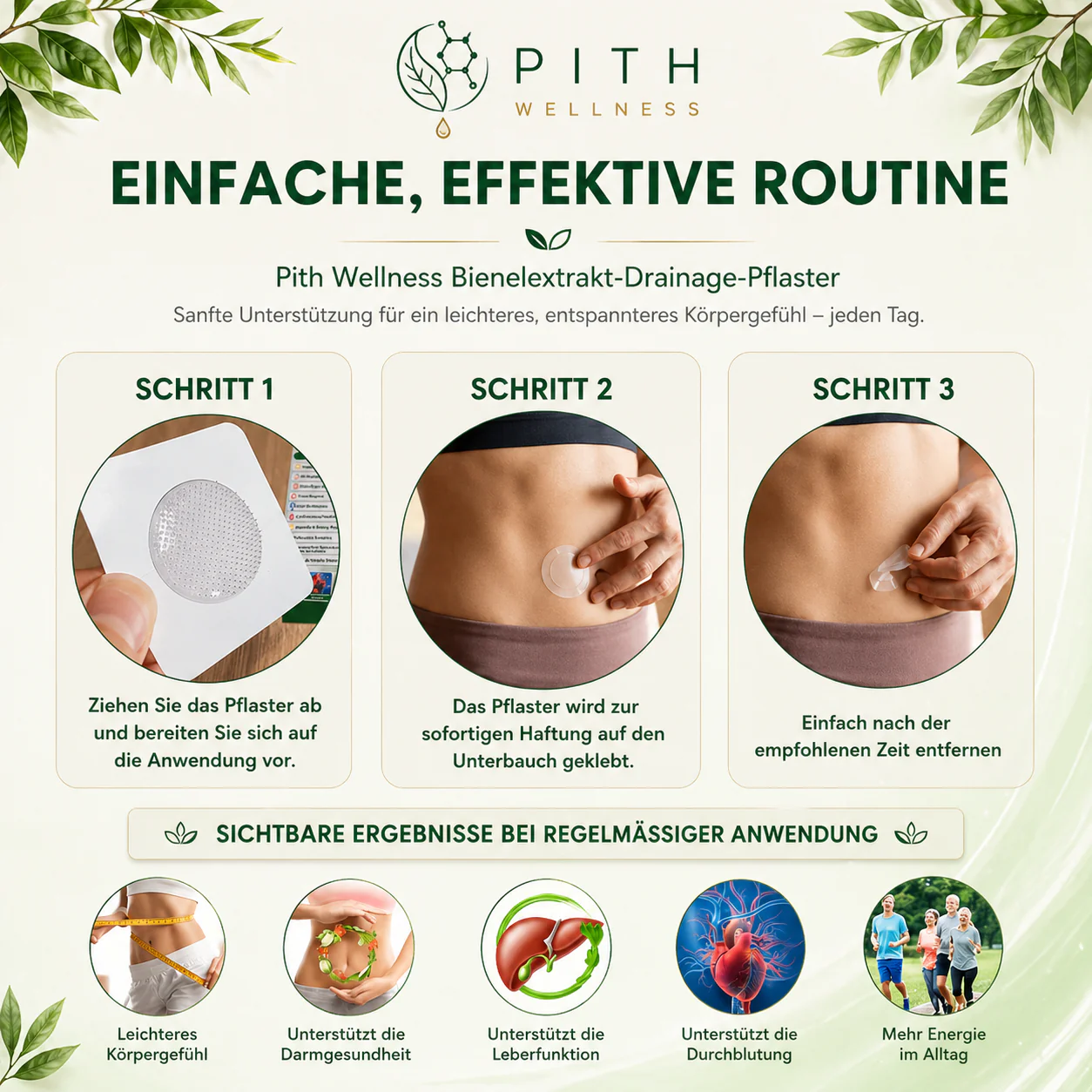 Pith Wellness Moringa-Berberin 10-in-1 Nano-Pflaster - Image 3